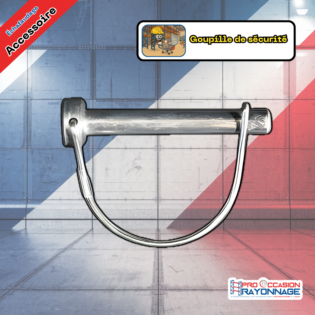 Goupille de sécurité pour échafaudage  - Compatible échafaudages pliables et tours roulantes 