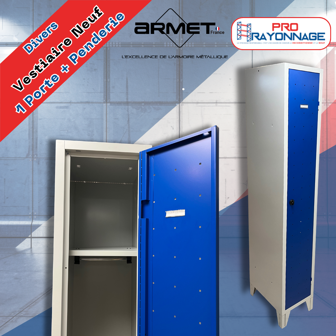 Vestiaire métallique - Classico IP1 - Neuf  - Armet France - Configurable 