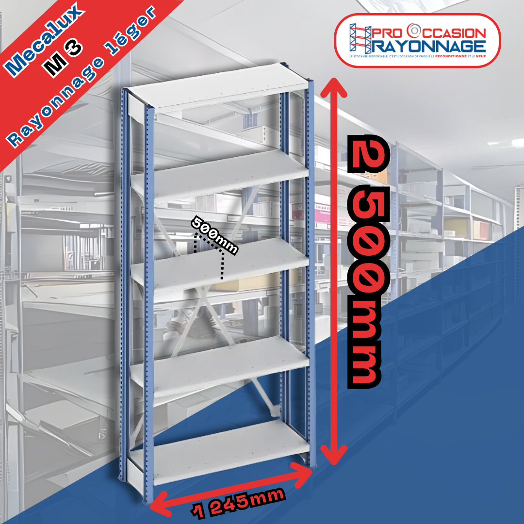 Rayonnage léger Mecalux M3 