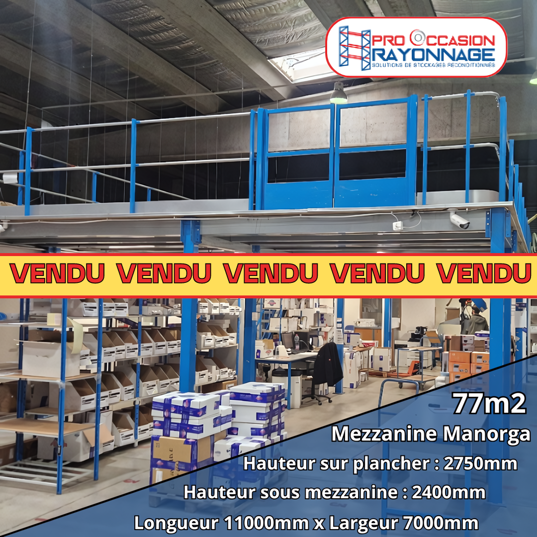 Mezzanine ManOrga 77m2 