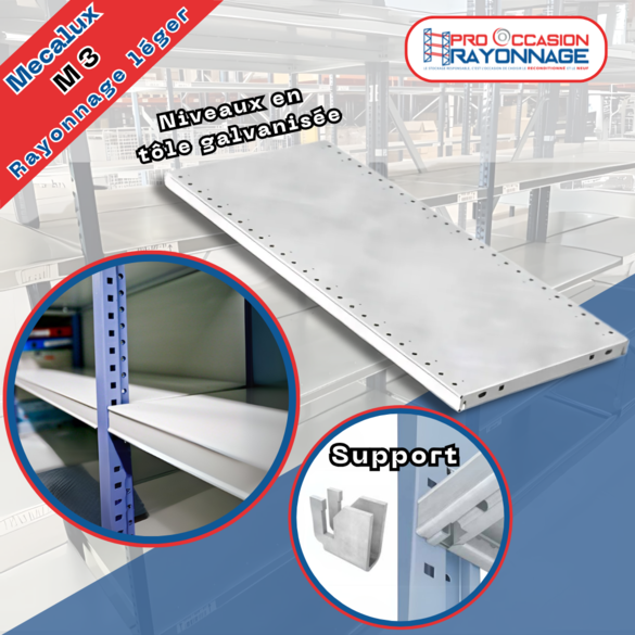 Rayonnage léger Mecalux M3