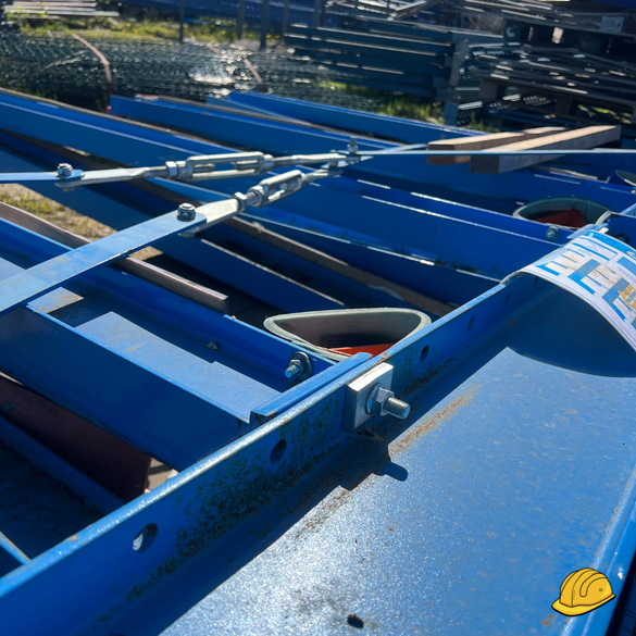 Colonne de cantilever STOW  – Colonne IPN – Bleu – H3600 mm - 4 bras /colonne + contreventement inclus