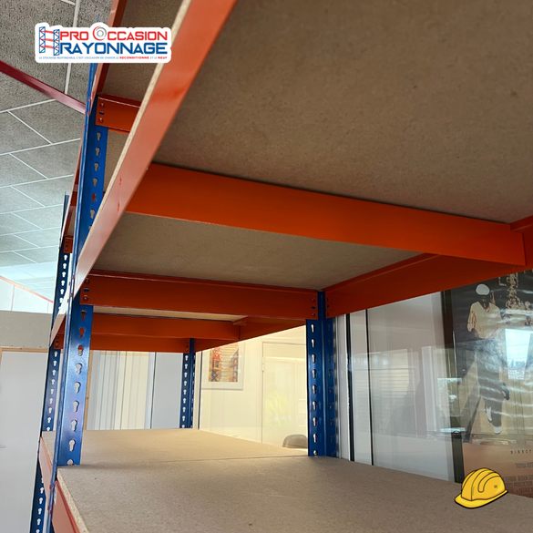 Rayonnage mi-lourd -  METAL POINT – H2430 mm - capacité de charge 500kg/niv