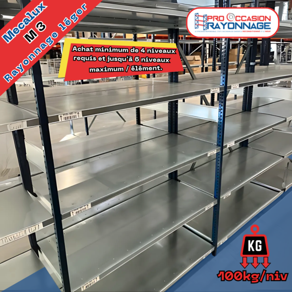 Rayonnage léger Mecalux M3
