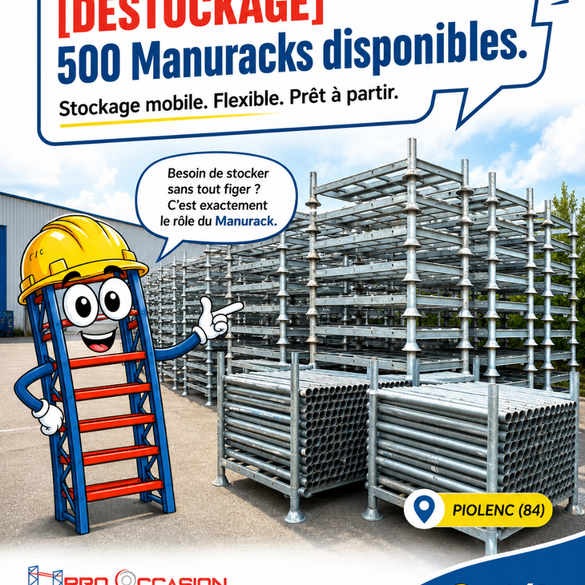 Manurack d'occasion | Palrack 1,5 tonne disponible immédiatement | Pro Occasion Rayonnage