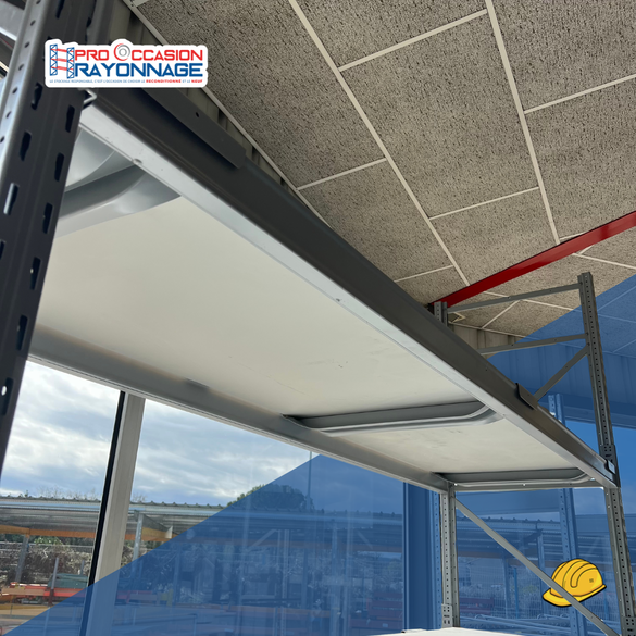 Étagère mi-lourd TEGOMETALL – Élément unique  H3000 × L2625 × P770 mm – 3 niveaux complets