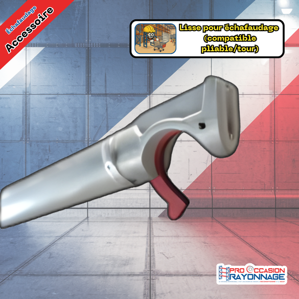 Lisse horizontale ou diagonale pour échafaudage